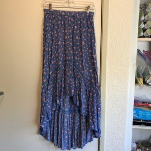 American Eagle Floral Maxi Skirt